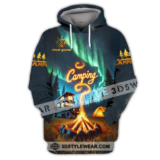 Unisex Shirt - Custom Text Shirt Camping style option 2