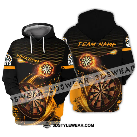 Unisex Shirt - Custom Text Shirt, Dart Shirt style option 4