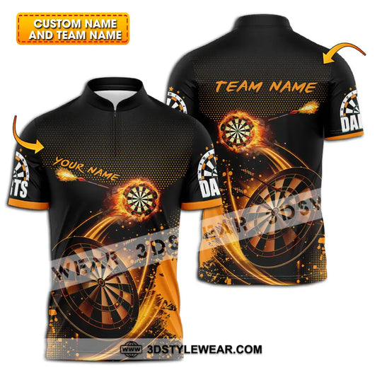 Unisex Shirt - Custom Text Shirt, Dart Shirt style option 1