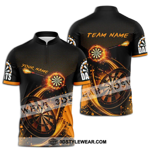 Unisex Shirt - Custom Text Shirt, Dart Shirt style option 3