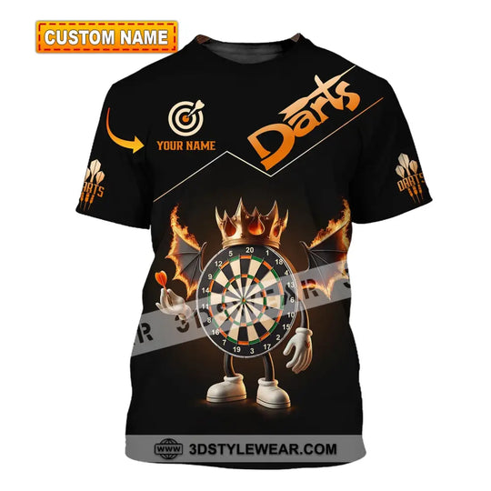 Unisex Shirt - Custom Text Shirt Darts style option 1