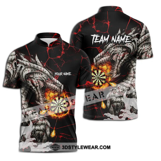 Unisex Shirt - Custom Text Shirt, Dragon Dart Shirt style option 3