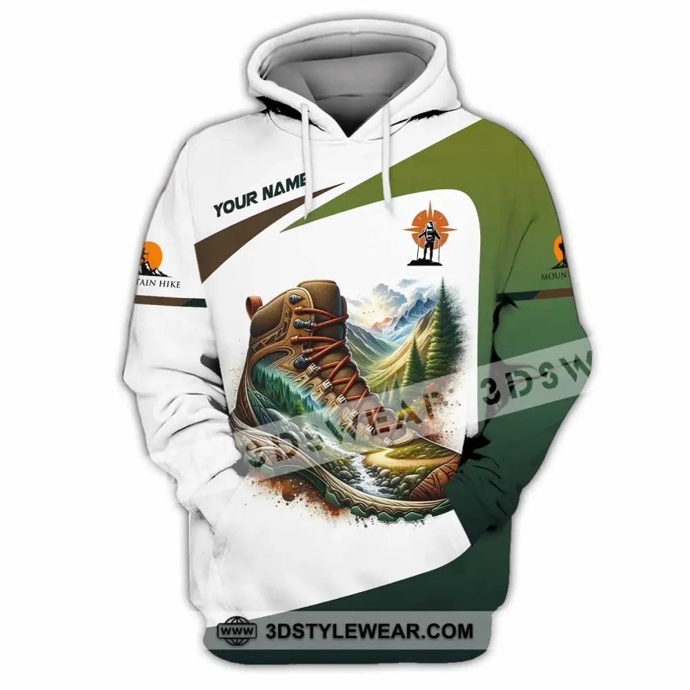 Unisex Shirt - Custom Text Shirt Hiking Hoodie / S T-shirt