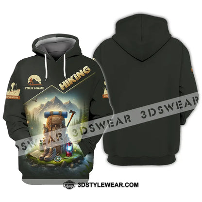 Unisex Shirt - Custom Text Shirt Hiking Hoodie / S T-shirt