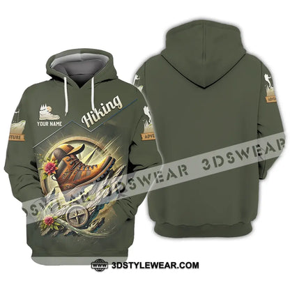 Unisex Shirt - Custom Text Shirt Hiking Hoodie / S T-shirt