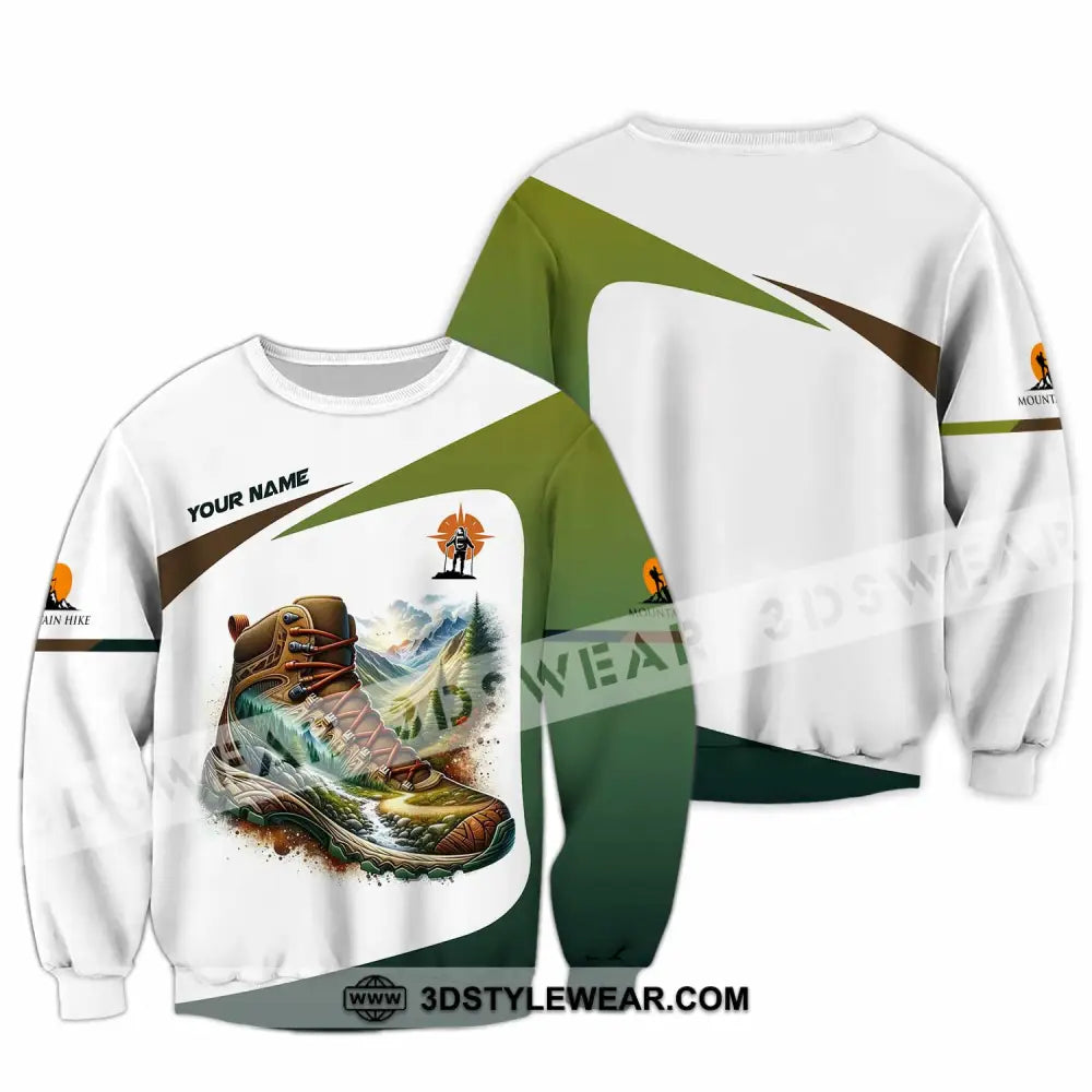 Unisex Shirt - Custom Text Shirt Hiking Long Sleeve / S T-shirt