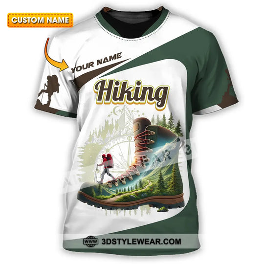 Unisex Shirt - Custom Text Shirt Hiking Lover style option 1