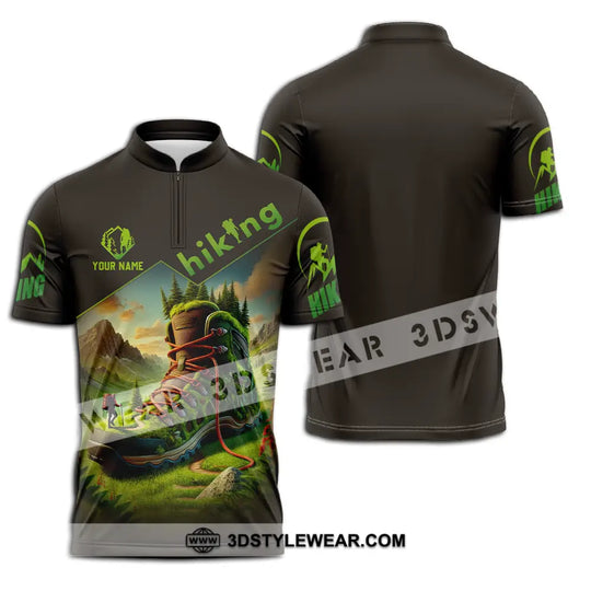 Unisex Shirt - Custom Text Shirt Hiking Lover style option 2
