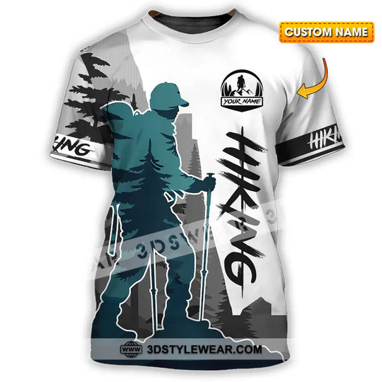 Unisex Shirt - Custom Text Shirt Hiking style option 1
