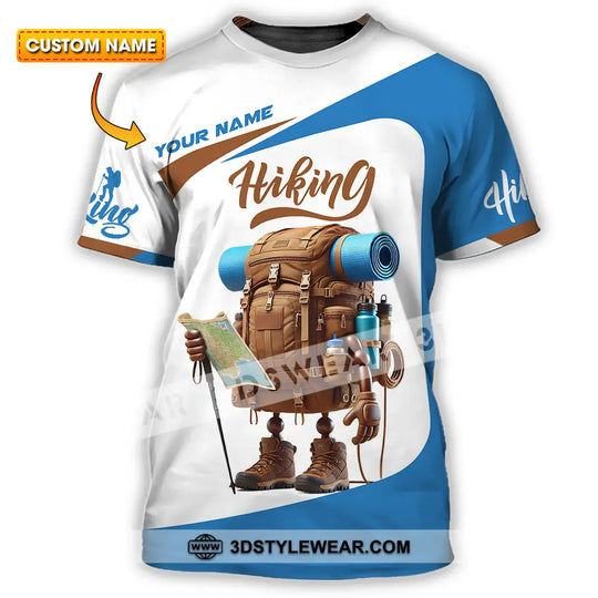 Unisex Shirt - Custom Text Shirt Hiking style option 1