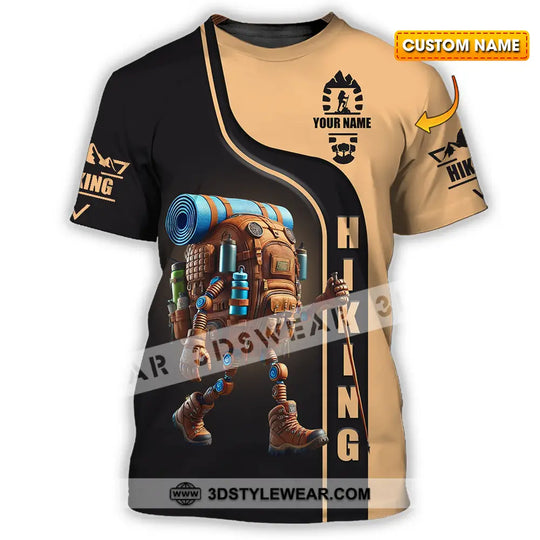 Unisex Shirt - Custom Text Shirt Hiking style option 1