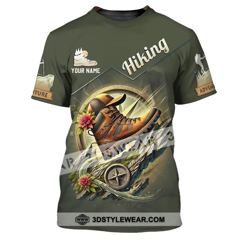Unisex Shirt - Custom Text Shirt Hiking T-Shirt / S T-shirt