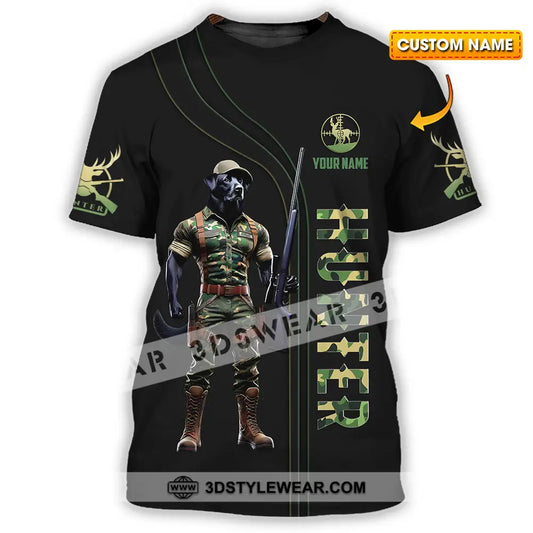 Unisex Shirt - Custom Text Shirt Hunter T-shirt