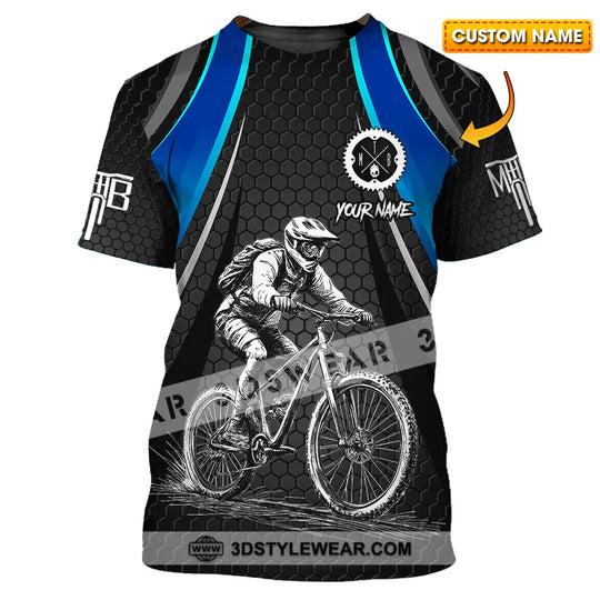 Unisex Shirt - Custom Text Mountain Bike Classic Sport Shirt style option 1