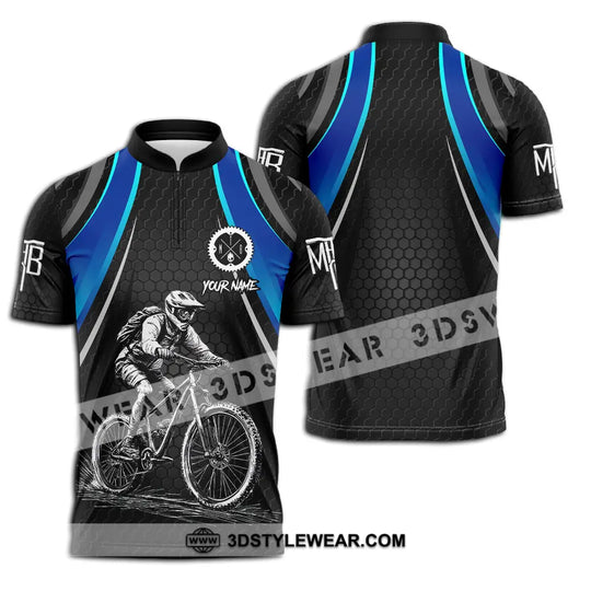 Unisex Shirt - Custom Text Mountain Bike Classic Sport Shirt style option 2