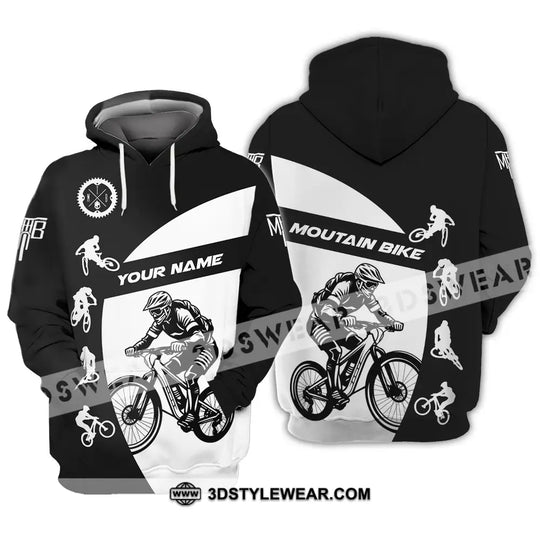 Unisex Shirt - Custom Text Mountain Bike Sport Shirt style option 3