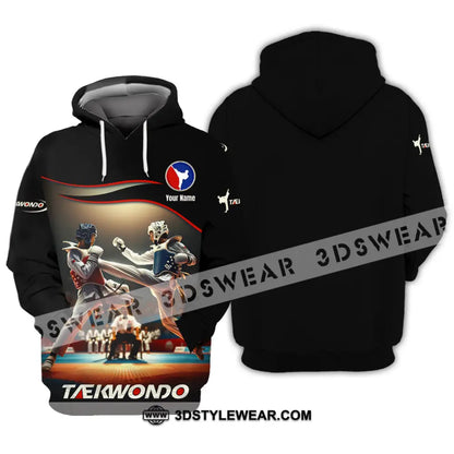 Unisex Shirt - Custom Text Shirt Taekwondo Shirt - Hoodie / S - T-shirt