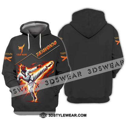 Unisex Shirt - Custom Text Shirt Taekwondo - Hoodie / S - T-shirt
