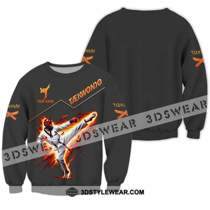 Unisex Shirt - Custom Text Shirt Taekwondo - Long Sleeve / S - T-shirt