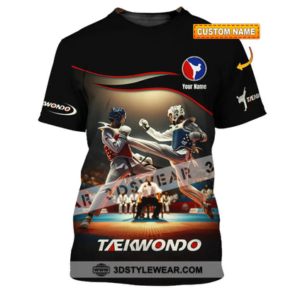 Unisex Shirt - Custom Text Shirt Taekwondo Shirt - T-shirt