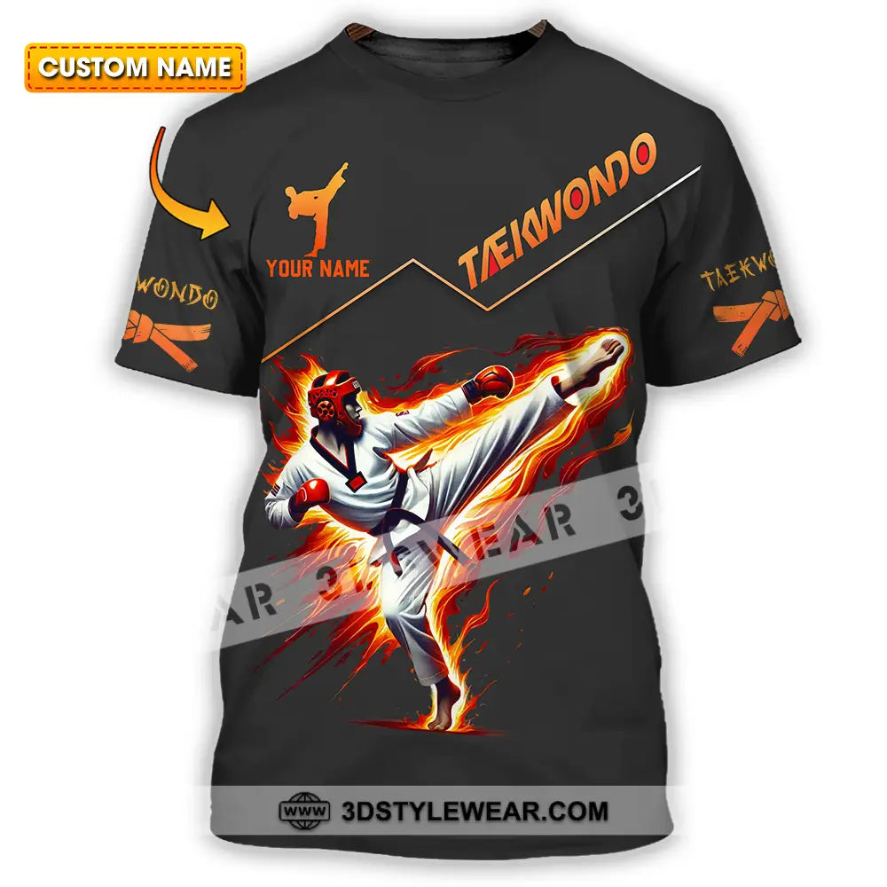 Unisex Shirt - Custom Text Shirt Taekwondo - T-shirt