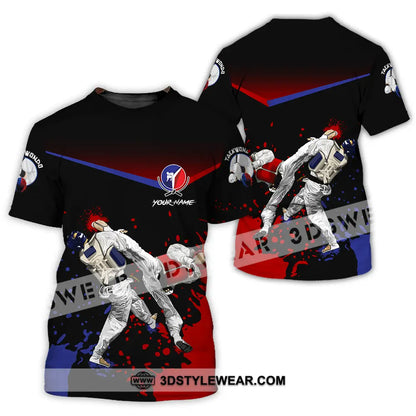 Unisex Shirt - Custom Text Shirt Taekwondo Shirt - T-Shirt / S - T-shirt