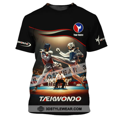 Unisex Shirt - Custom Text Shirt Taekwondo Shirt - T-Shirt / S - T-shirt