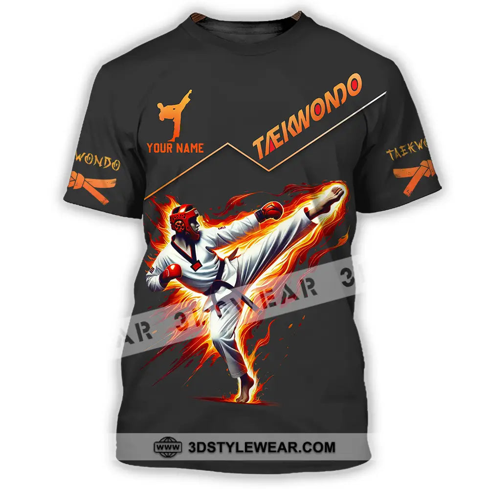 Unisex Shirt - Custom Text Shirt Taekwondo - T-Shirt / S - T-shirt