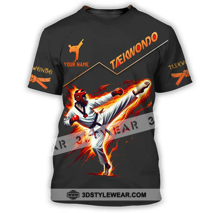 Unisex Shirt - Custom Text Shirt Taekwondo - T-Shirt / S - T-shirt