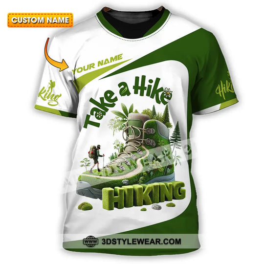 Unisex Shirt - Custom Text Shirt Take A Hike style option 1