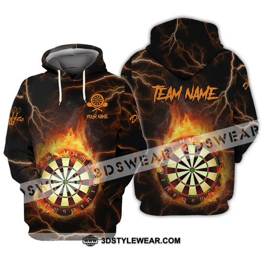 Unisex Shirt - Custom Texts Fire Darts Sport Shirt style option 4