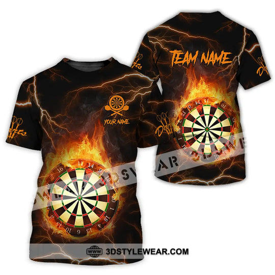 Unisex Shirt - Custom Texts Fire Darts Sport Shirt style option 2