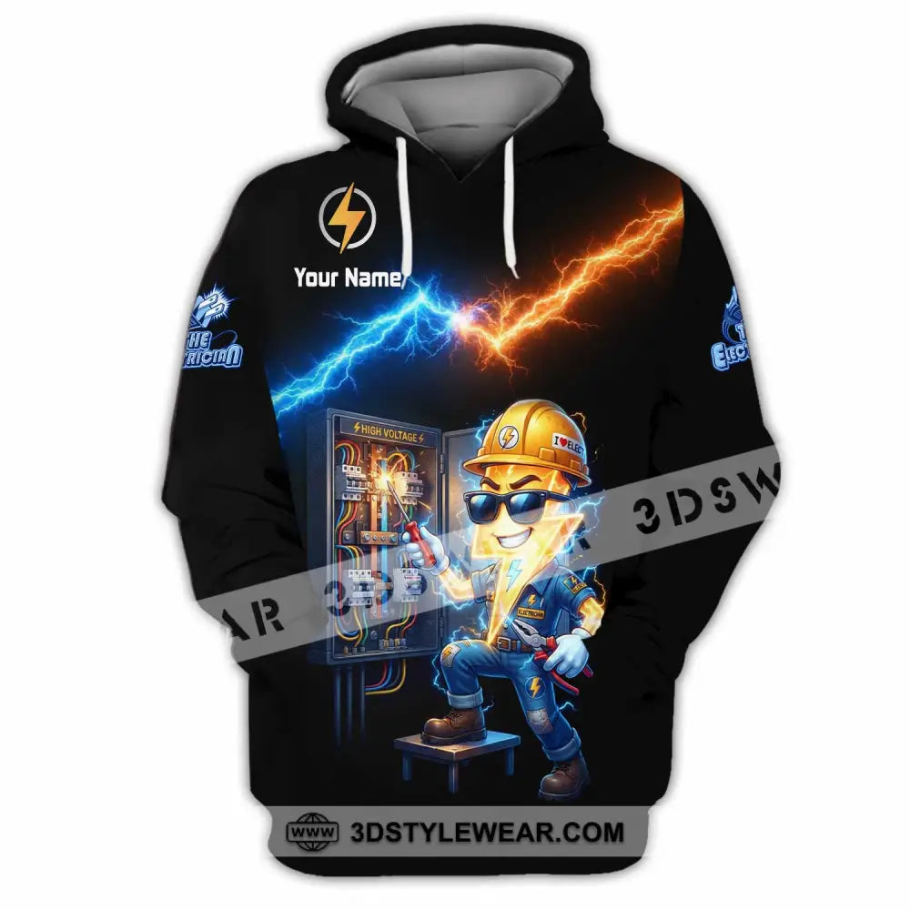 Unisex Shirt - Custom The Electrician Shirt - Hoodie / S - T-shirt