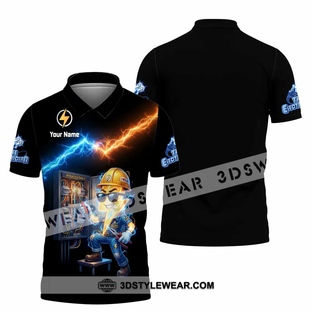 Unisex Shirt - Custom The Electrician Shirt - Polo Shirt / S - T-shirt