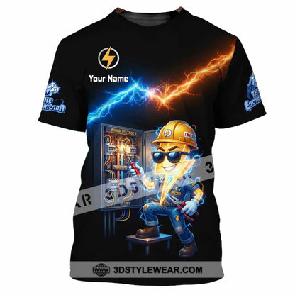 Unisex Shirt - Custom The Electrician Shirt - T-Shirt / S - T-shirt