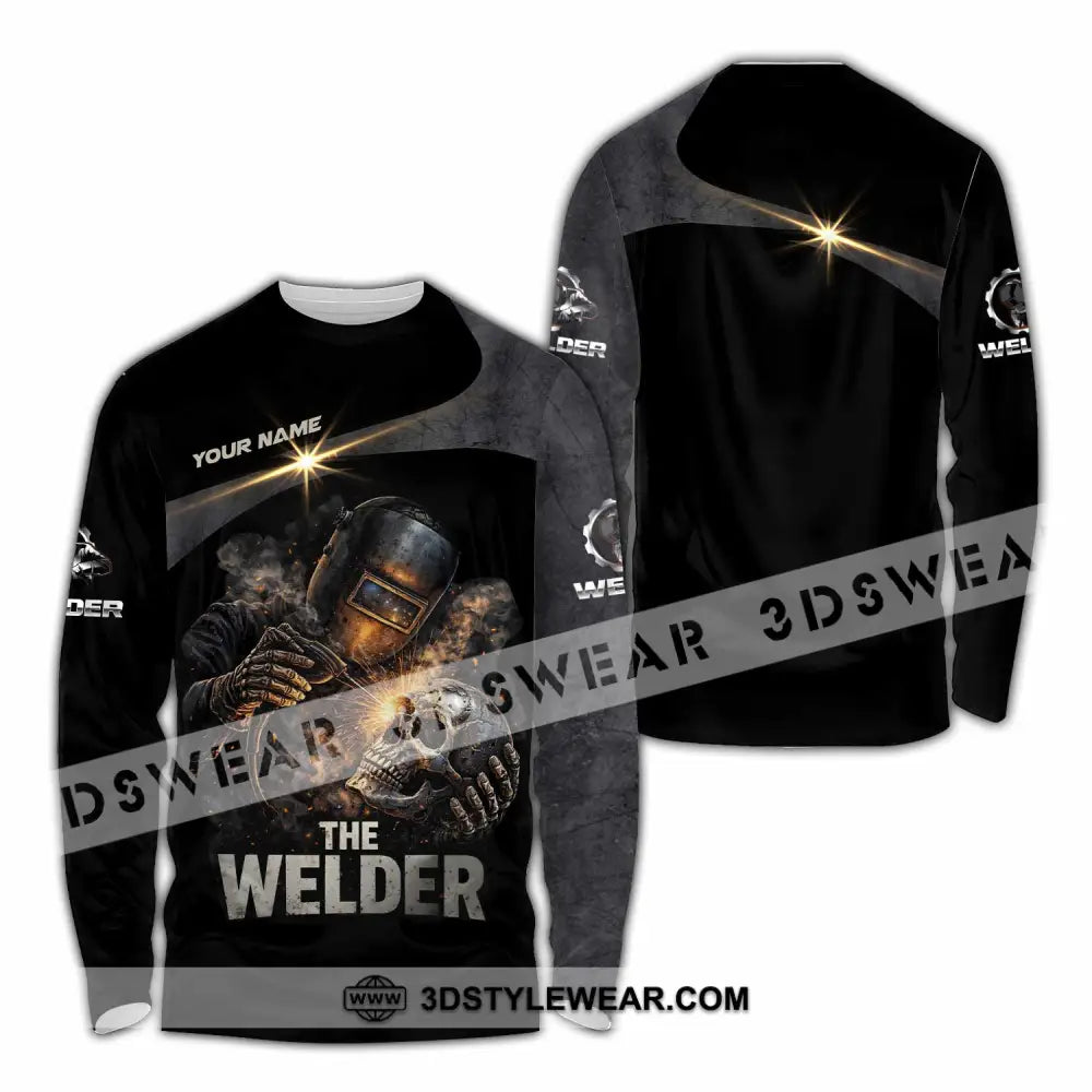 Unisex Shirt - Custom The Welder Shirt - Long Sleeve Shirt / S - T-shirt