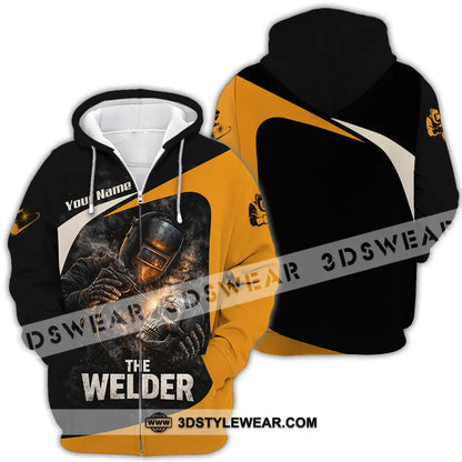 Unisex Shirt - Custom The Welder Shirt - Zipper Hoodie / S - T-shirt