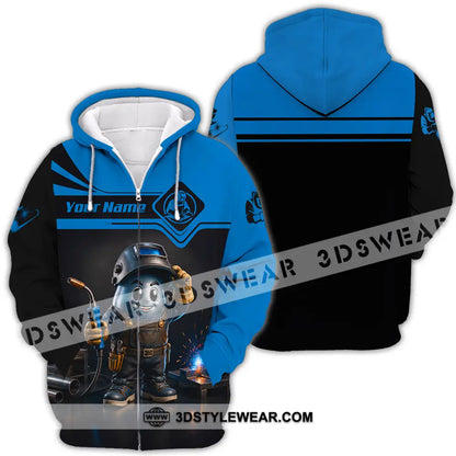 Unisex Shirt - Custom The Welder Shirt - Zipper Hoodie / S - T-shirt