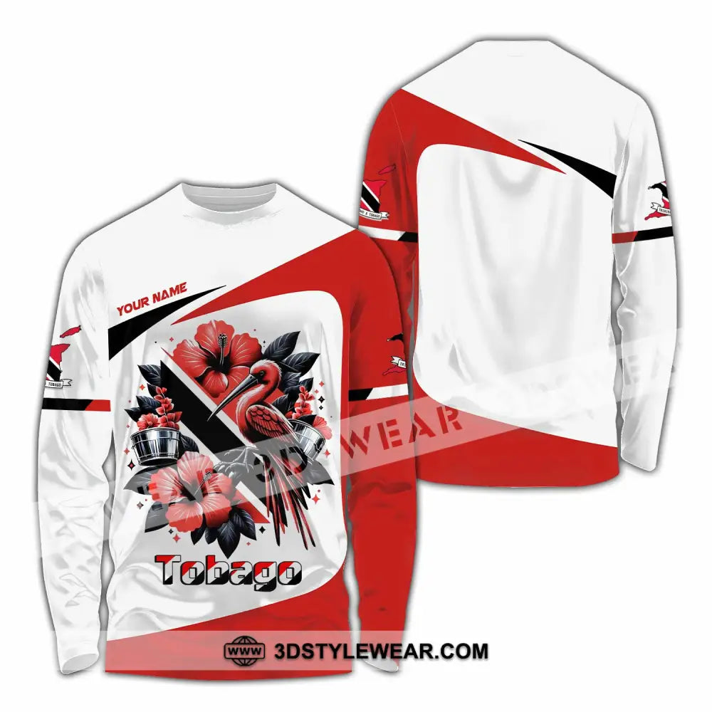 Unisex Shirt - Custom Tobago Shirt - Long Sleeve Shirt / S - T-shirt