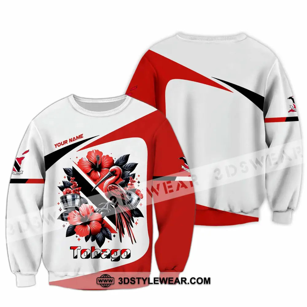 Unisex Shirt - Custom Tobago Shirt - Long Sleeve / S - T-shirt