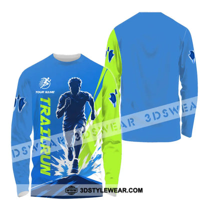 Unisex Shirt - Custom Trail Run Shirt - Long Sleeve Shirt / S - T-shirt
