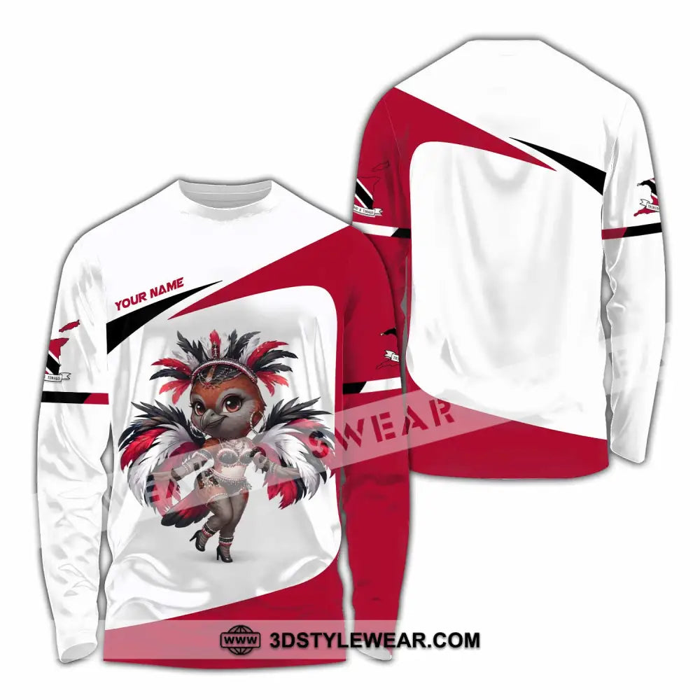 Unisex Shirt - Custom Trinidad And Tobago Shirt - Long Sleeve Shirt / S - T-shirt