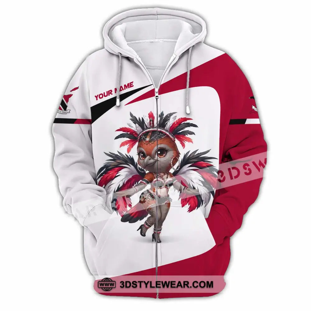Unisex Shirt - Custom Trinidad And Tobago Shirt - Zipper Hoodie / S - T-shirt