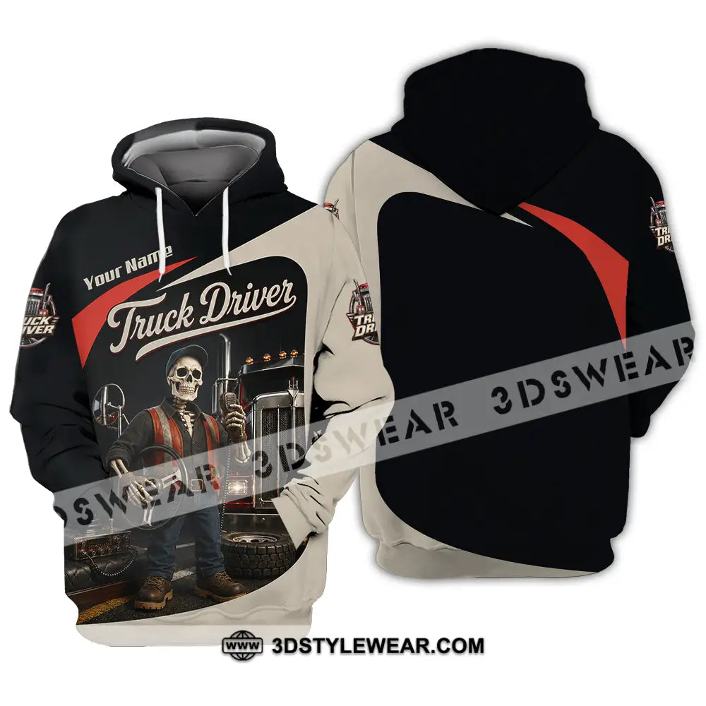 Unisex Shirt - Custom Truck Driver Shirt - Hoodie / S - T-shirt