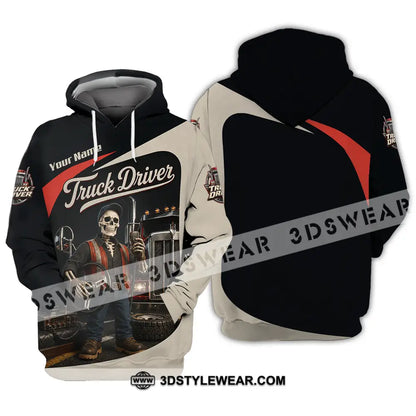 Unisex Shirt - Custom Truck Driver Shirt - Hoodie / S - T-shirt