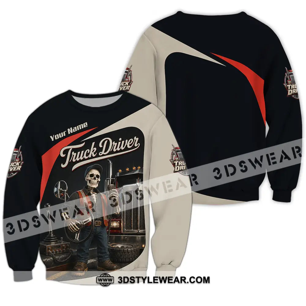 Unisex Shirt - Custom Truck Driver Shirt - Long Sleeve / S - T-shirt