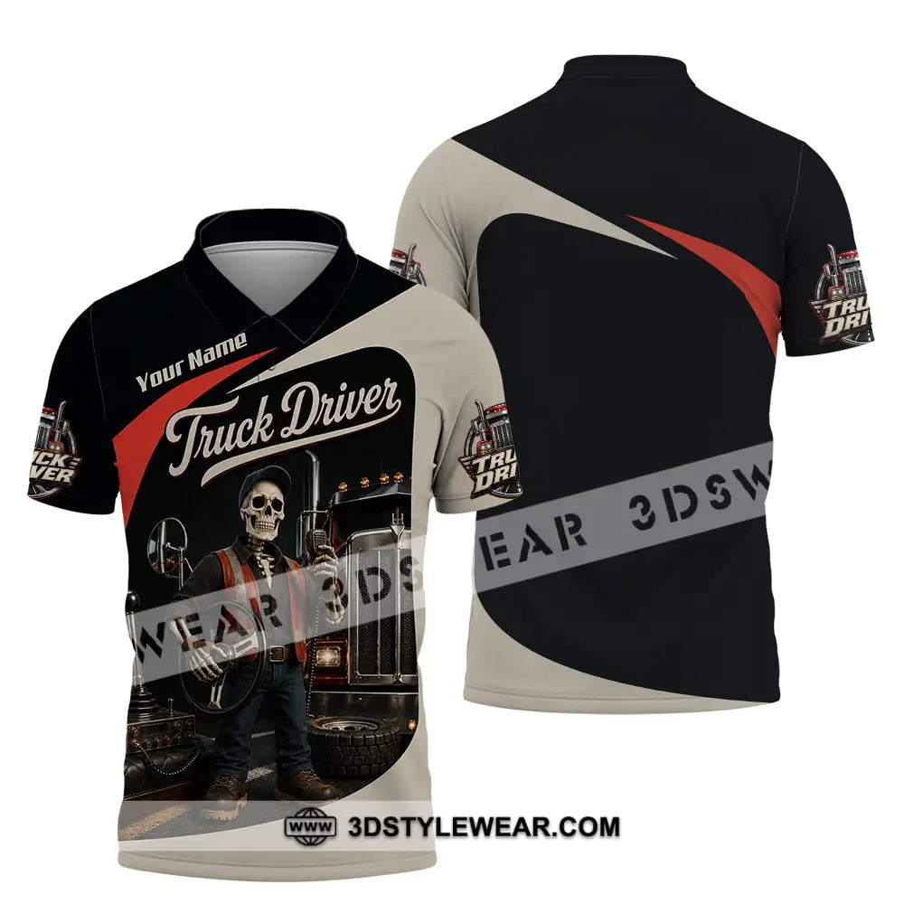 Unisex Shirt - Custom Truck Driver Shirt - Polo Shirt / S - T-shirt