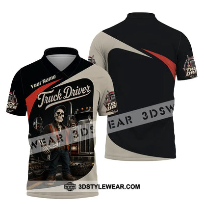 Unisex Shirt - Custom Truck Driver Shirt - Polo Shirt / S - T-shirt