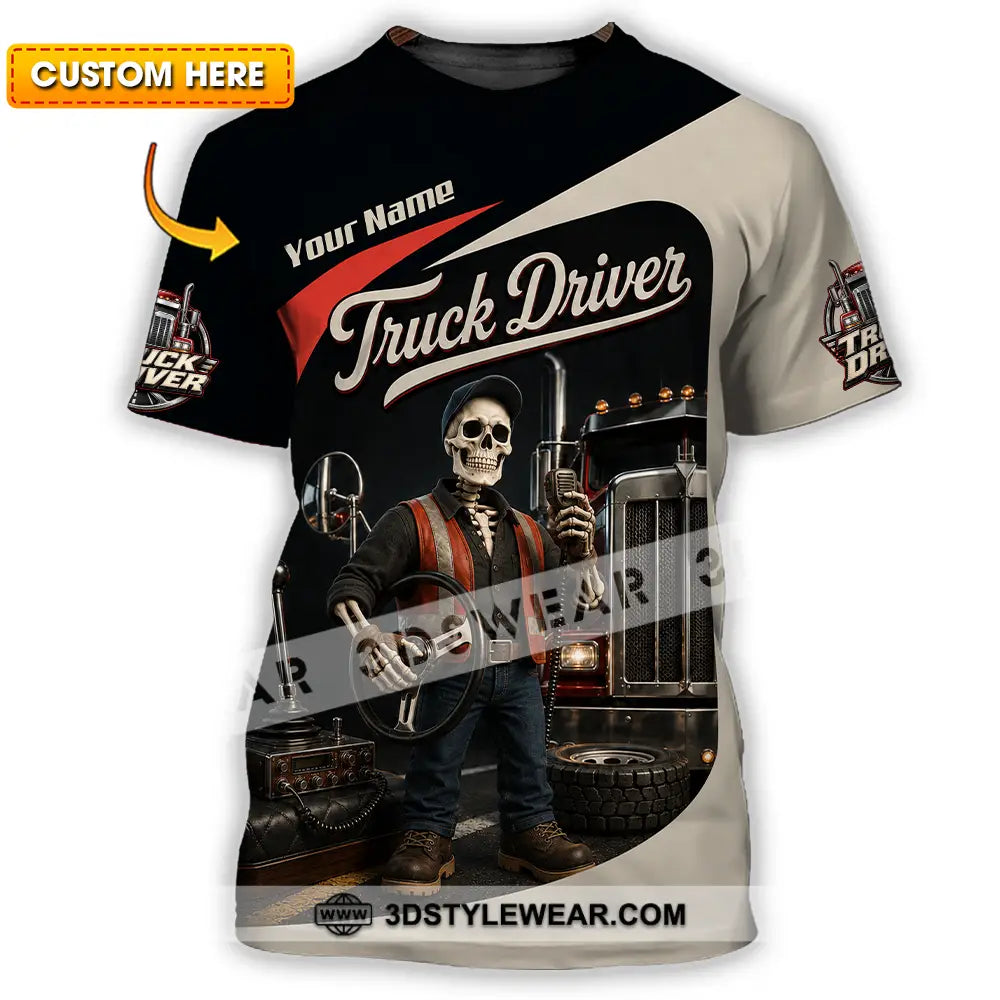 Unisex Shirt - Custom Truck Driver Shirt - T-shirt
