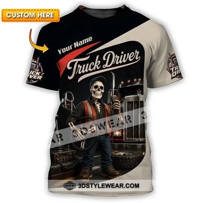 Unisex Shirt - Custom Truck Driver Shirt - T-shirt